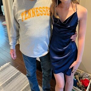 Xtraordinary Navy Blue Mini Dress